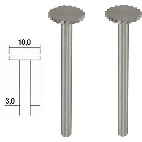 Fraise en acier wolfram-vanadium plate - Proxxon