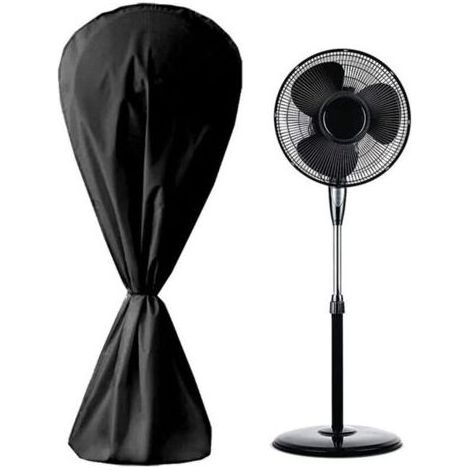 BUNTHAUS Lntyq Housse de ventilateur imperméable à l'eau et à la poussière pour ventilateur électrique Pour intérieur et extérieur,14575cm (noir) (1/5)