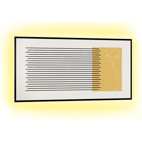 Klarstein Radiateurs Chauffage Radiant Electrique IP44, Chauffage salle de bain infrarouge Intelligent WiFi et App, Radiateur Electrique Mural 1000W, Heater avec Détection Fenêtre Ouverte, Thermostat