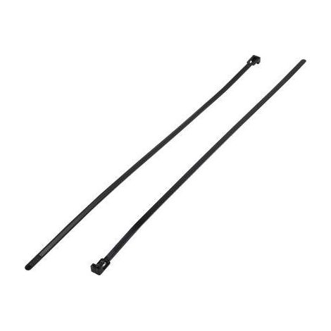 TRU COMPONENTS 1592884 TC-HV-500BK203 Fascetta per cavi 500 mm 8.50 mm Nero riutilizzabili 100 pz. (1/4)