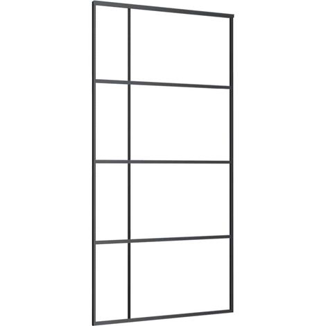 Maison Exclusive - Schiebetür ESG Glas und Aluminium 102,5x205 cm