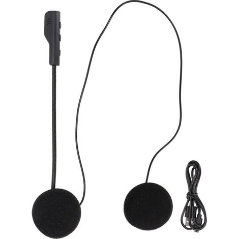 Casque Bluetooth T4 avec Réduction de Bruit, Contrôle du Volume et Bluetooth 5.0 pour Moto et Sports