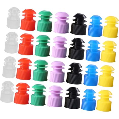 ABOOFAN 100 Bouchons en plastique pour tubes à essai et flacons (1/5)