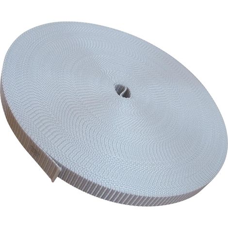 Sangle de volet roulant Gris Largeur 18 mm Rouleau de 50 m