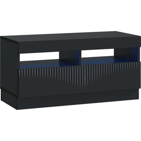 vidaXL Mobile TV LED Nero Legno ingegnerizzato (1/5)