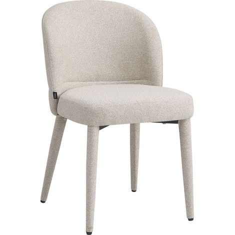 Selsey Coases – Esszimmerstuhl mit Bouclé-Bezug, Beige