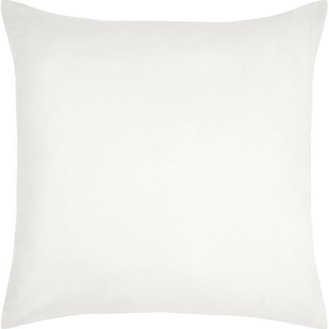 1 Taie d'oreiller coton uni 63 x 63 cm Edens ivoire