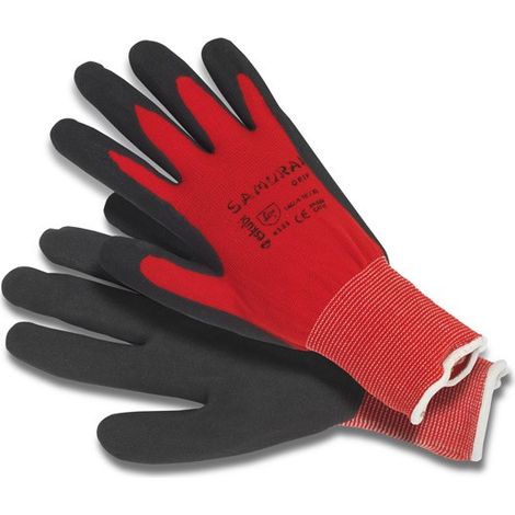 GUANTO NYLON NITRILE PALMO ROSSO - T.8