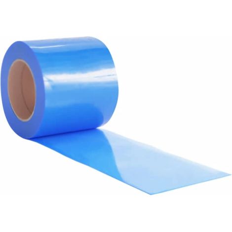 vidaXL Tenda per Porte Blu 200 mm x 1,6 mm 25 m in PVC