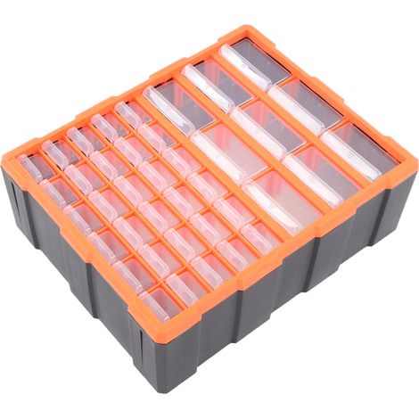 Armoire de rangement à 39 tiroirs pour outils, embouts, vis et petites pièces d'atelier (1/5)