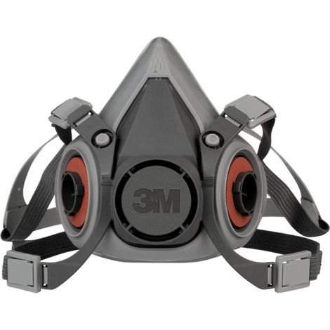 3M 6100 Maschera respiratore facciale semimaschera filtri ricambiabili taglia S