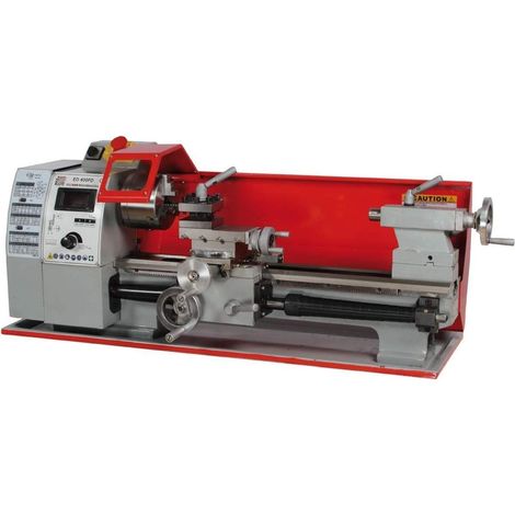 Holzmann – Tour à métaux 400 mm – Variateur numérique – Puissance 450W/630W – Vitesse 50-2500 tr/min – Banc en fonte grise – Mandrin 3 mors 100mm