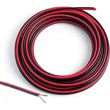 22AWG 10M Câble de Haut-Parleur Fils électrique Cables Haut Parleur Fil de Cuivre Étain Souple Câble 12V Flexible Câblage Électrique Projets DIY (1/5)