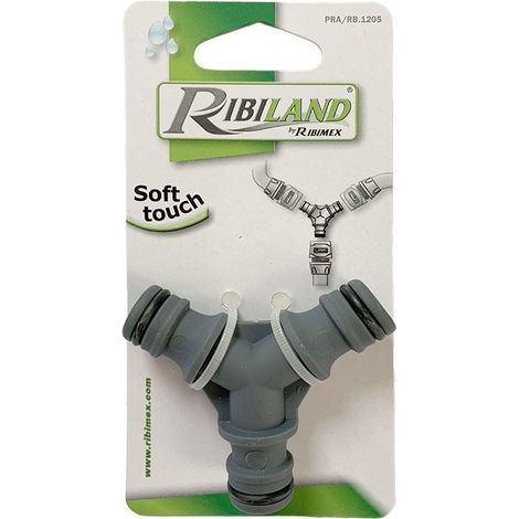 Raccord rapide triple Soft-touch (1/2)