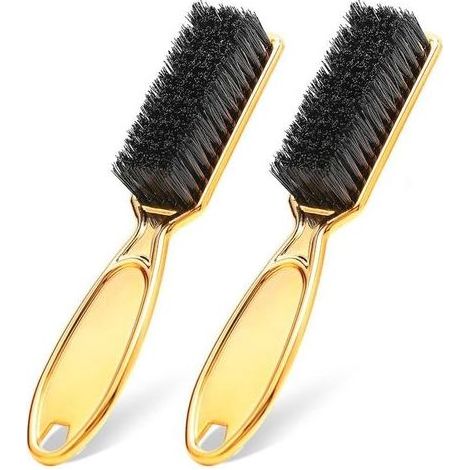 pair Pince à cheveux de barbier, 2 brosses de tondeuse de barbier, brosse de nettoyage de lame en nylon avec élimination des poils lâches pour hommes, outil de coupe (1/3)