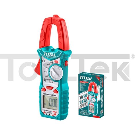 PINZA AMPEROMETRICA MULTIMETRO DIGITALE MISURAZIONI AC DC TOTAL