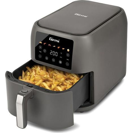 Girmi FG92 Single Heißluftfritteuse, 8 l, 1700 W, grau