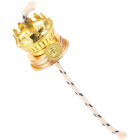 Support de Mèche Brûleur Polyvalent en Alliage de Zinc et Pièce de Rechange pour Lampe à Huile Rétro pour Lampe à Pétrole (1/5)