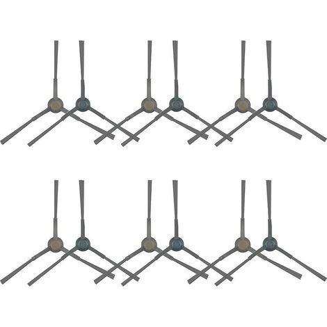 Confezione da 12 spazzole laterali di ricambio per robot aspirapolvere compatibili con la spazzatrice Eureka E10S (1/2)