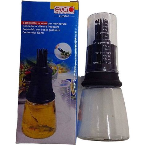 Eva bottiglia vetro per marinature 125 ml conserva