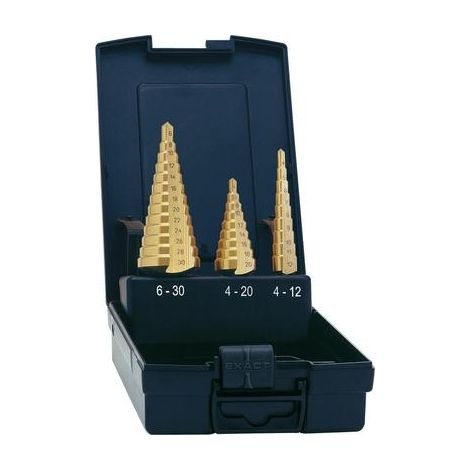 JUEGO DE 3 BROCAS TAG S HSS TIN EXACT 5351