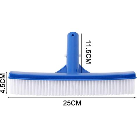 Piscine Tête de Brosse,Piscine Balai Brosses,Brosse de Nettoyage pour Piscine Outil,Piscine Aluminium Brosse de Nettoyage,Piscine tête de Brosse en Plastique,Piscine Brosse de Nettoyage (Bleu)