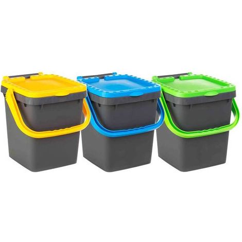 PATTUMIERA 35 L ECOPLUS C/MANIGLIA KIT 3 PEZZI