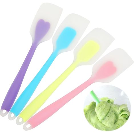 Set di 4 spatole grandi in silicone, utensili da cucina (1/5)