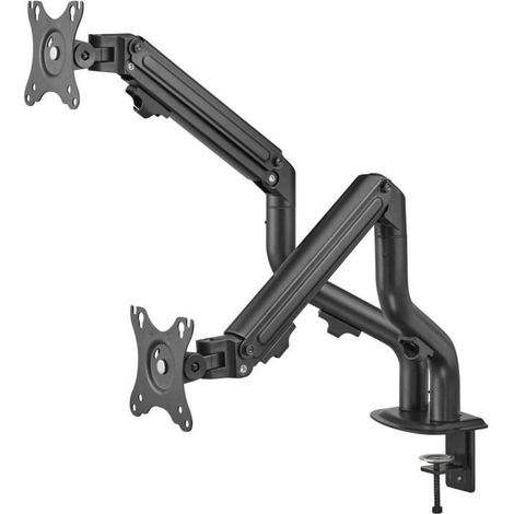 Double articulated arm - OPLITE - MT10 - Black - Ergonomic - Adjustable - VESA compatible (1/5)