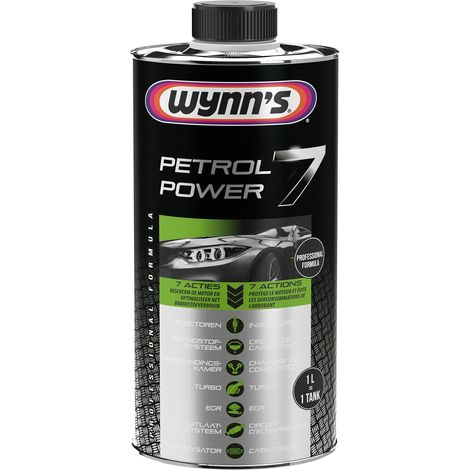 Additif 7 en 1 pour moteurs à essence 1000 ml – W70710 – Nettoie injecteurs et réduit consommation – Protége contre éthanol – Wynns