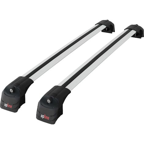 Compatible avec Jeep Grand Cherokee 4 (WK2) 2011-2020 ACE-2 Modèle Barres de Toit Railing Porte-Bagages de Voiture Aluminium Gris 2 Barres (1/5)