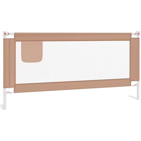 Sponda Letto di Sicurezza per Bambini Talpa 190x25cm in Tessuto vidaXL