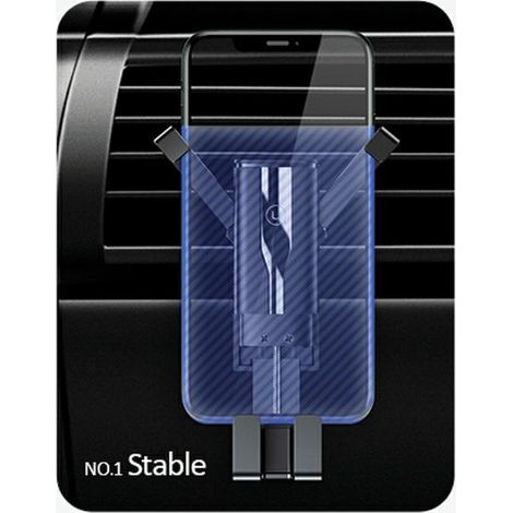 Support de ventilation de voiture USAMS Gravity Black (1/5)