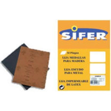 SIFER sifer lija agua  set-10 lijas   230x280 grano 2000 , sifer lija agua  set-10 lijas   230x280 grano 2000