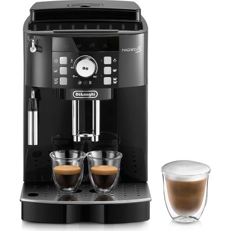 Machine à café entièrement automatique De’Longhi Magnifica S ECAM 21.110.B – Capacité 1,8 L – Puissance 1450 W – Broyeur intégré – Gembird (1/5)