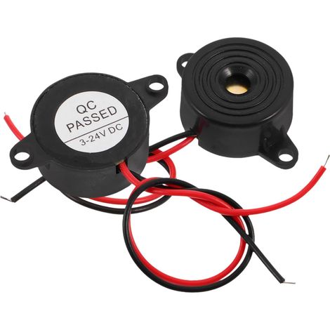 2pièces Lot De Avertisseurs Sonores Piézoélectriques Pour Alarmes Continu Et Électrique (1/5)