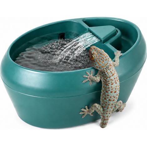 Abreuvoir Goutte-a-Goutte pour Reptile, Distributeur d'Eau 110V, Distributeur pour Terrarium, Goutte Reguliere Compact pour Cameleon, Lezard, Amphibien