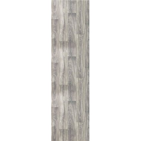 Tapis vinyle effet parquet pour cuisine, salon, salle de bain, maison, couloir - plusieurs tailles - Texture bois noyer 65 x 200 cm, lavable - antidérapant - revêtement de sol et résistant (1/5)