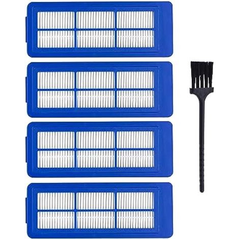 Lot de 4 filtres de rechange compatibles avec Eufy RoboVac 11S Max, 30C Max, G30, G30 Edge/Hybrid/Verge, G10, G20, Robot Aspirateur. (1/5)
