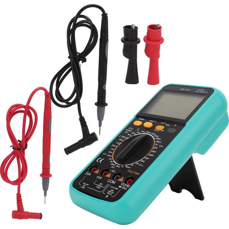 Multimètre numérique 9807A+, portable, avec alarme sonore et visuelle, testeur de tension et de courant pour électriciens (1/5)