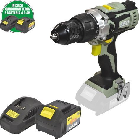 TRAPANO AVVITATORE KOMBO PRO + BATTERIA LI-ON 4.0Ah E CARICABATTERIA (1/5)