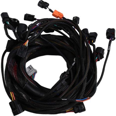 Faisceau de câblage moteur dissimulé K20 K24 pour moteurs K-Series, compatible avec les modèles CRX EK EG 02-04, RSX Type S 02-04 et RSX B (moteurs K-Swap). (1/5)
