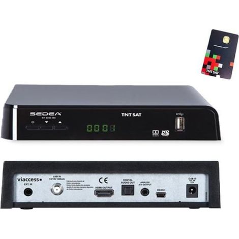 SEDEA DÉCODEUR SATELLITE – ST 5200 HD AVEC LA CARTE TNTSAT