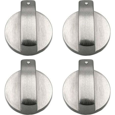 4 pièces bouton cuisinière boutons de cuisinière à gaz boutons de cuisinière à gaz en métal bouton de cuisinière à gaz contrôle boutons de cuisinière en métal pour cuisine 6mm (1/4)