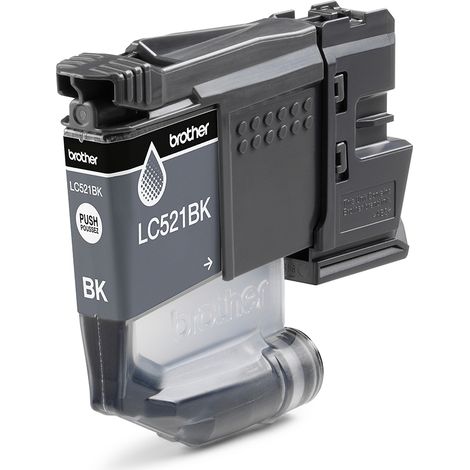BROTHER Cartucho de tinta negra LC521BK 5000 paginas