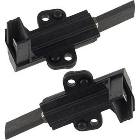 COPPIA SPAZZOLE CARBONCINI MOTORE LAVATRICE ARISTON INDESIT MONTATA SU MOTORE S