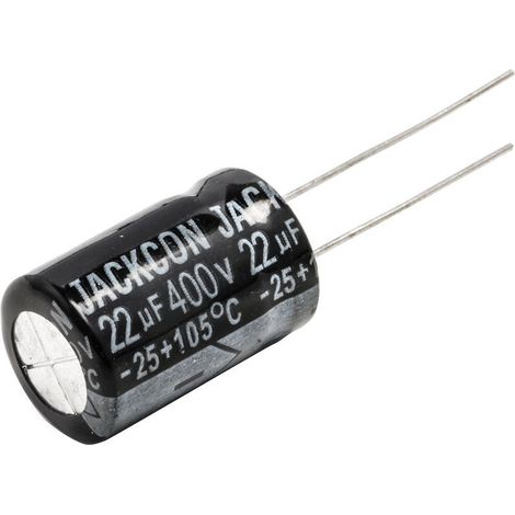 Lote de 10 condensadores de 22 µF, 400 V CC, 10 x 17 mm.
