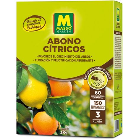 MASSO GARDEN Abono Cítricos 2 Kg BIO