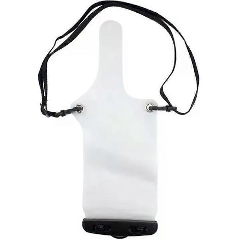 Regensichere Walkie-Talkie-Tasche, Komplettschutzhülle mit Halterung und Tragebändern, wasserdicht (1/4)