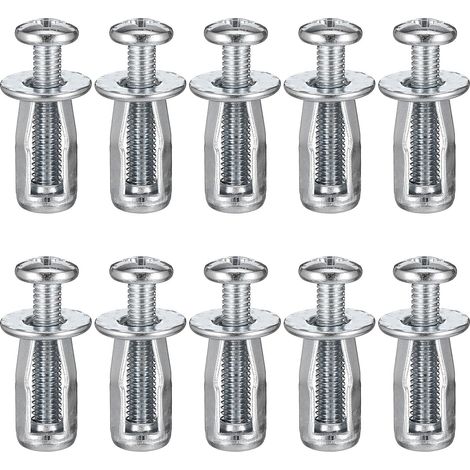 10 Stück Hohlraumtüranker aus verzinktem Carbonstahl Rost